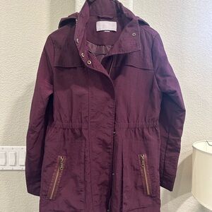 Tart Collections Rich Plum Utility Jacket